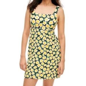 Diane Von Furstenberg for target Yellow and Green Floral Mini Dress size 12
